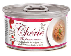 Chérie Singnature Gravy Series 黃鰭吞拿／三文魚  副食罐