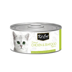 Kit Cat Super Premium  雞肉／海魚口味 副食罐