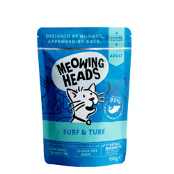 Meowing Heads SURF & TURF 沙甸魚／吞拿魚 主食包